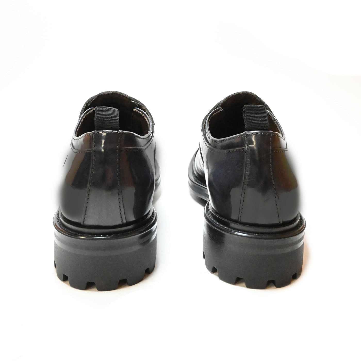 BRIDGE 04 - british shoes leather BLACK - History541