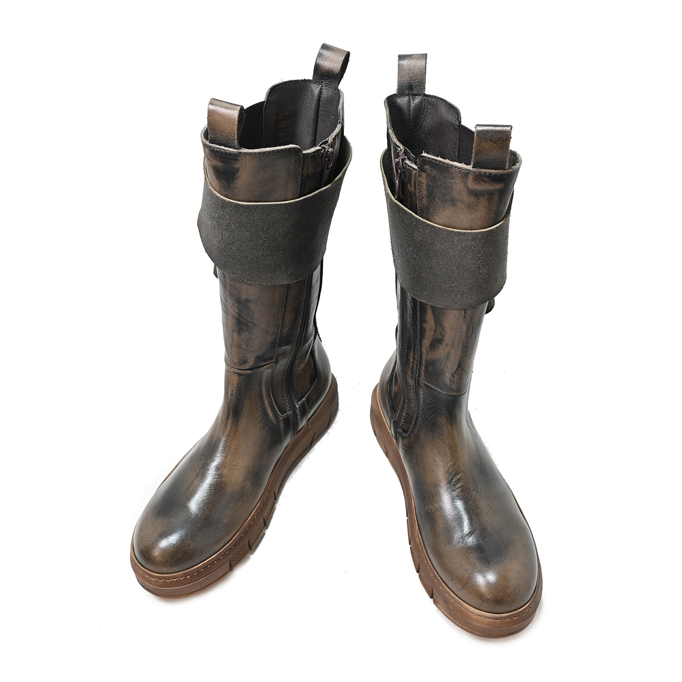 PEPPER 06 - boots leather MUD