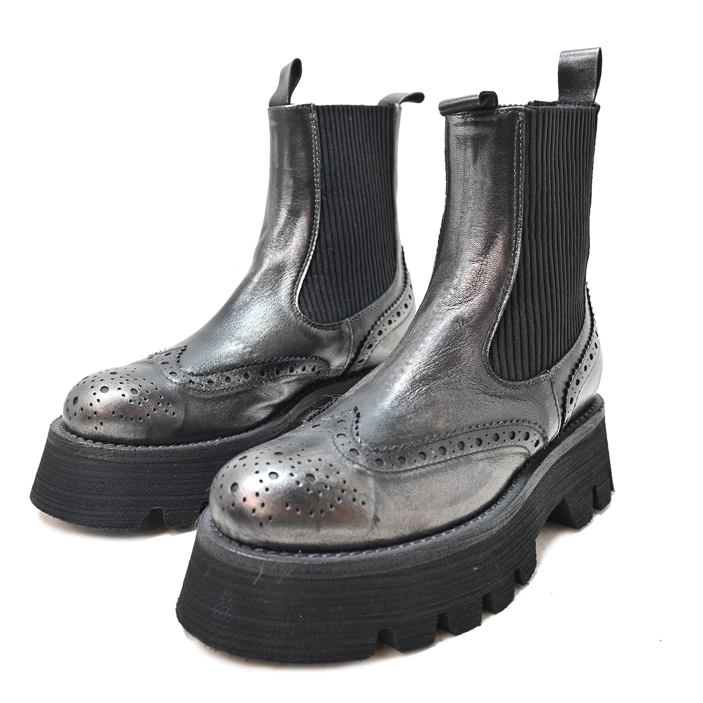 WOOKYEE 04 - beatles boots leather STEEL