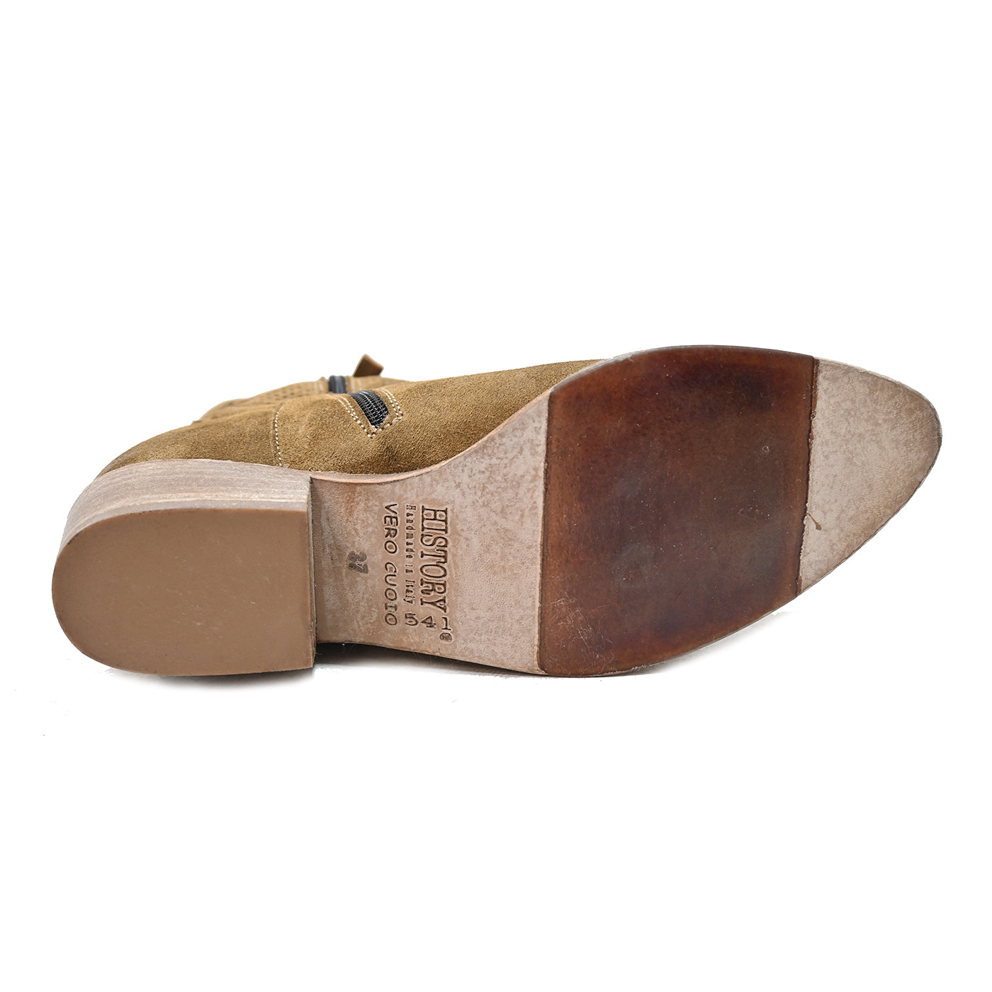 K2/25 - Texas Stiefeletten aus Wildleder, Sand