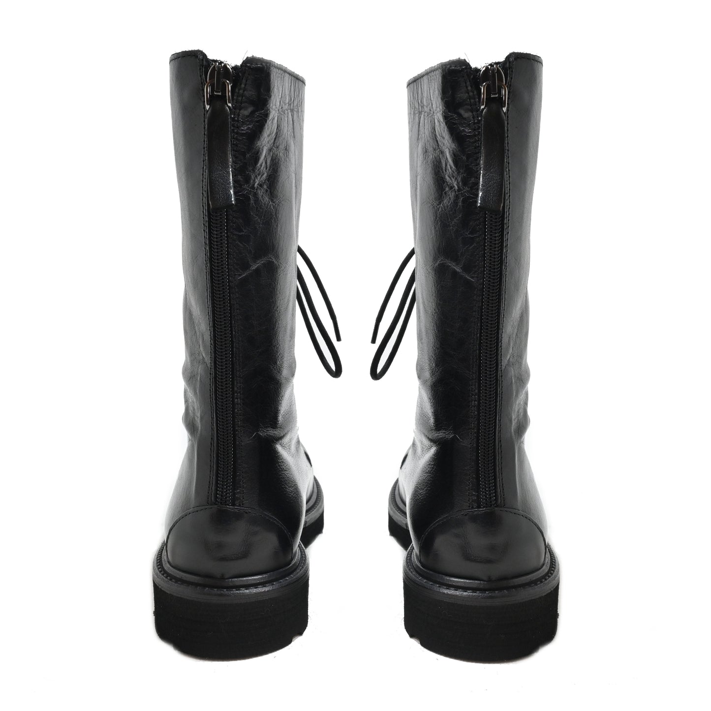 XLALBA 6026 - amphibian boot leather BLACK - History541