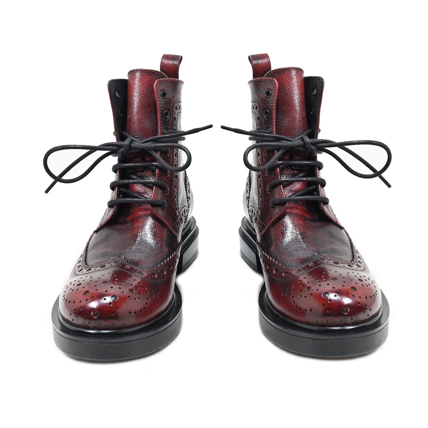 LELA 02 - lace-up ankle boots leather RUBY - History541