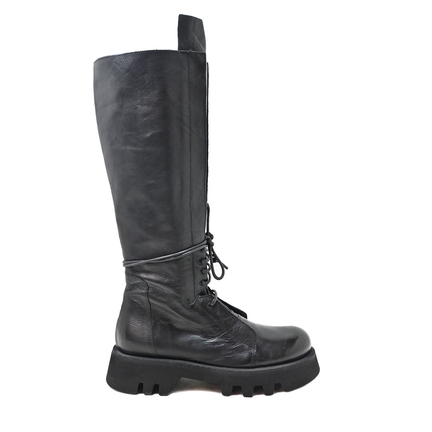 STELVIO 26 - combat boots leather BLACK - History541