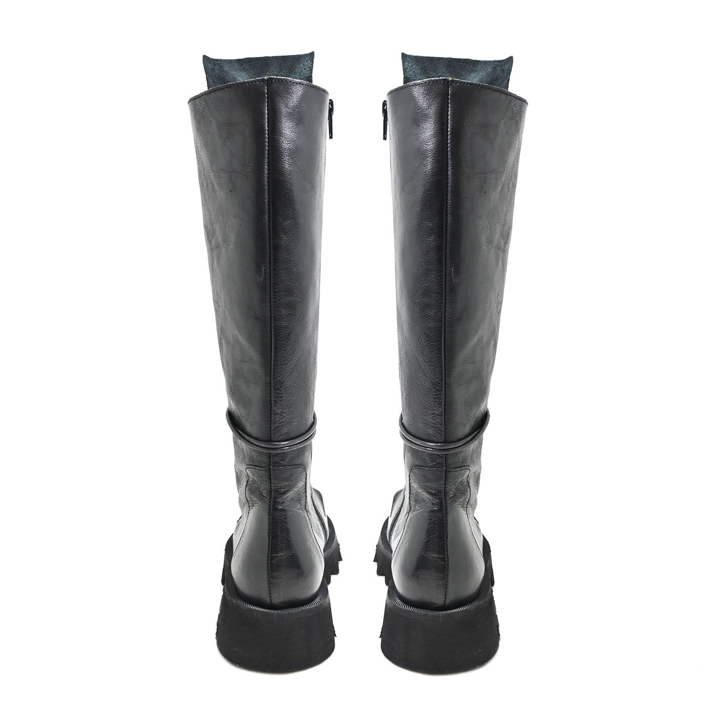 STELVIO 26 - combat boots leather BLACK - History541