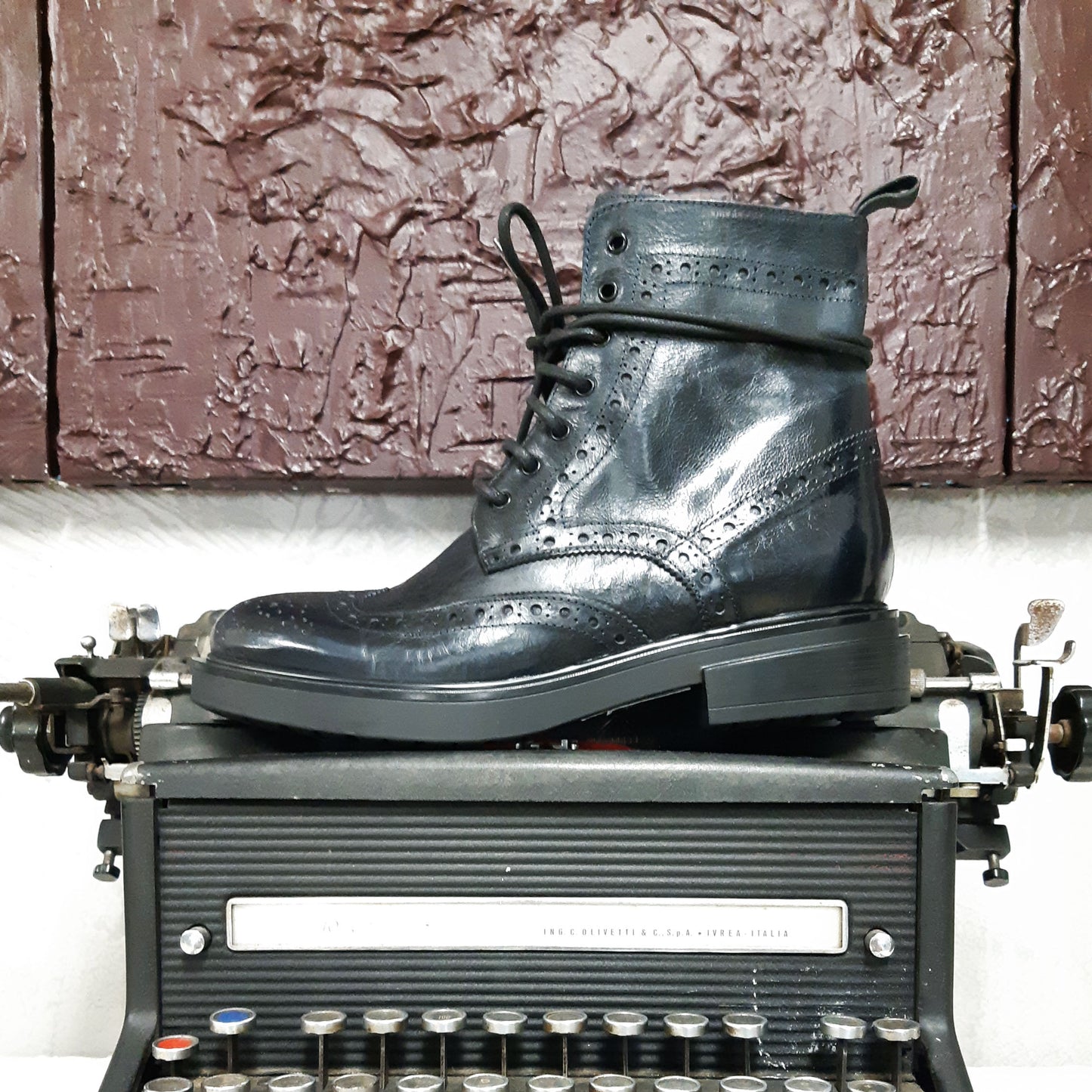 LELA 02 - lace-up ankle boots leather BLACK - History541