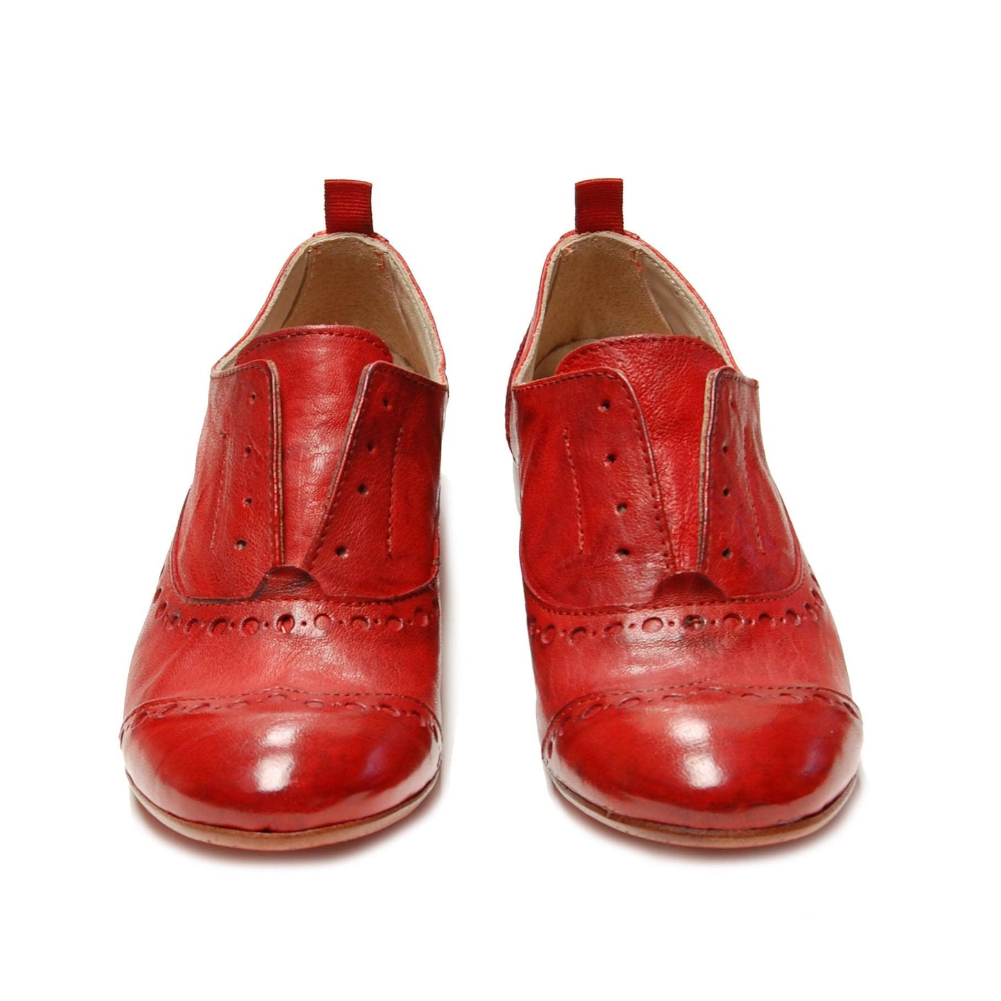 GIUSY 070 - Texas Leather SHOES RED CURRANT - History541