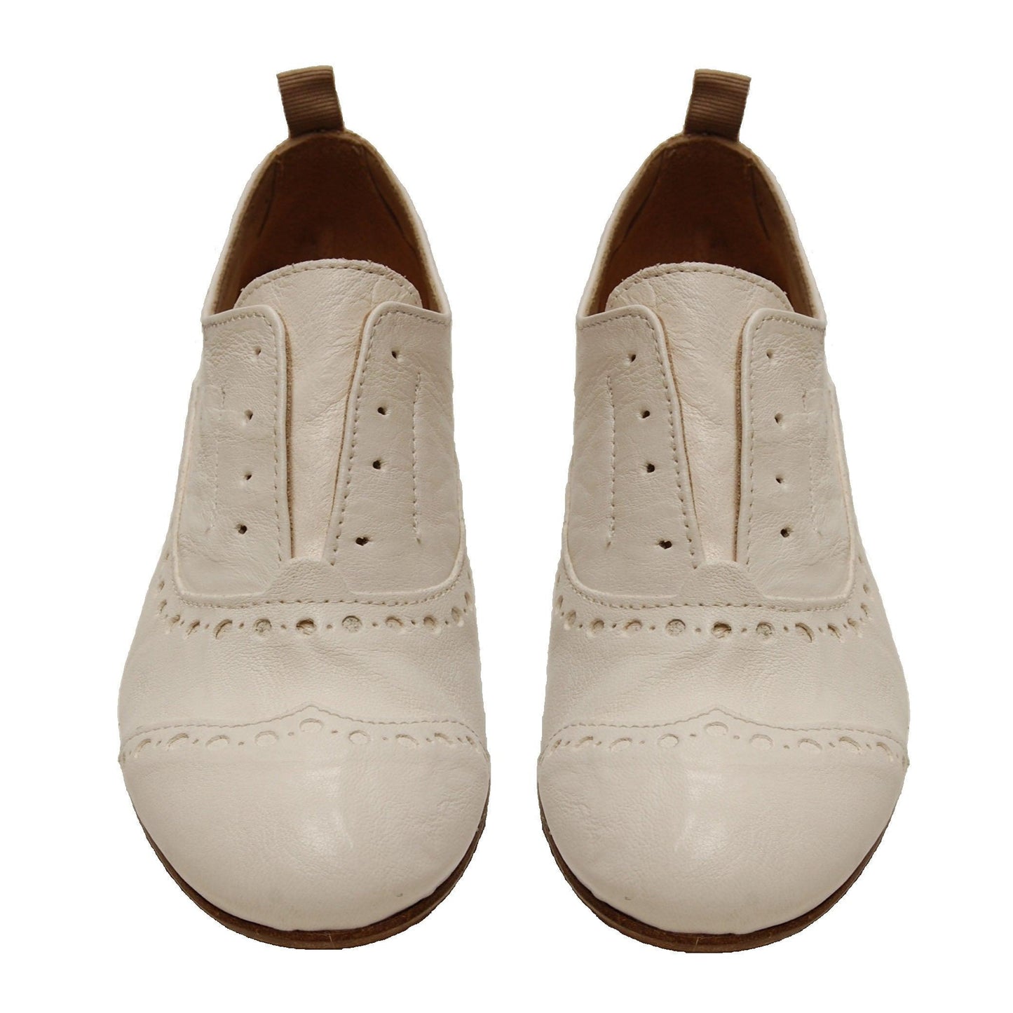 GIUSY 070 - Texas Leather SHOES OPTIC WHITE - History541