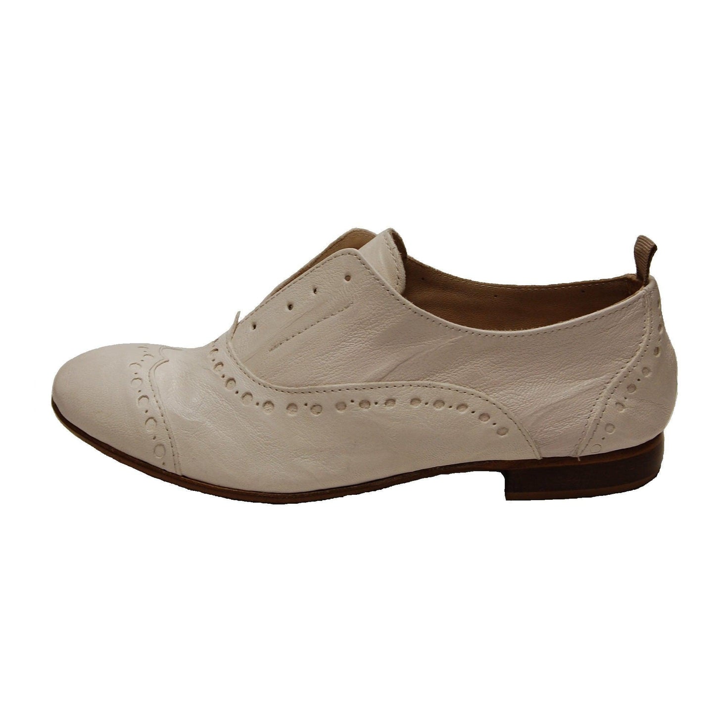 GIUSY 070 - Texas Leather SHOES OPTIC WHITE - History541