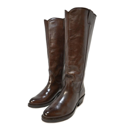 DOOR 02 - woman boots leather MOKA - History541