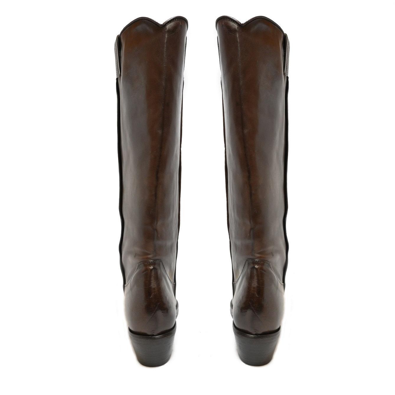 DOOR 02 - woman boots leather MOKA - History541