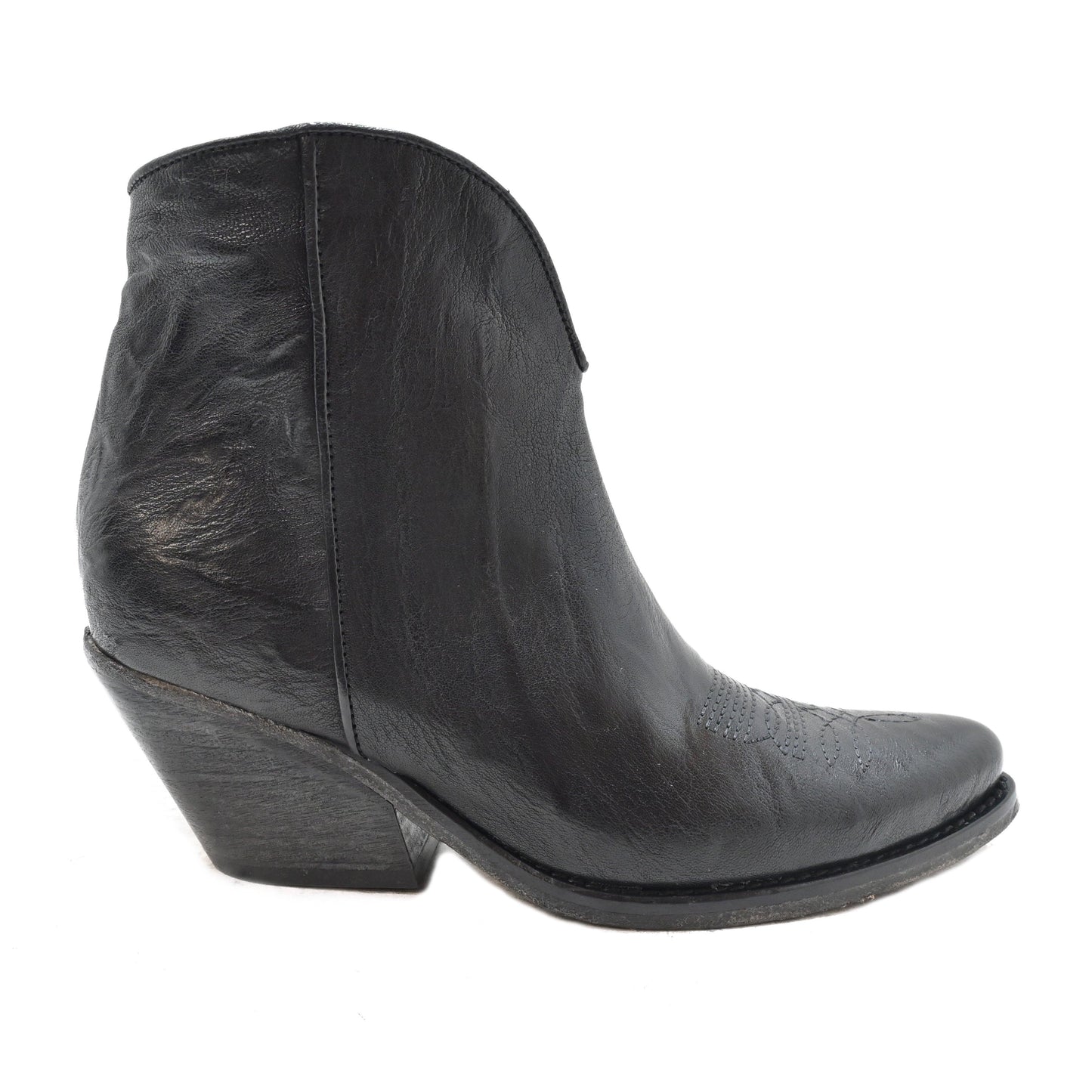 INDIA 07 - texas mid boot leather BLACK - History541