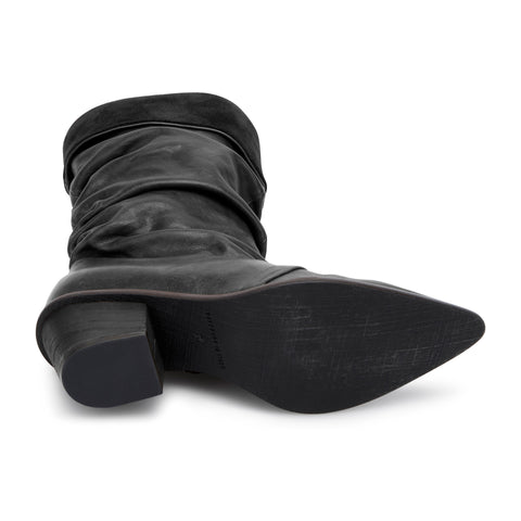 ALICE 06 - stivale pelle NERO