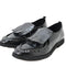 BELLE 02 - moccasin leather black