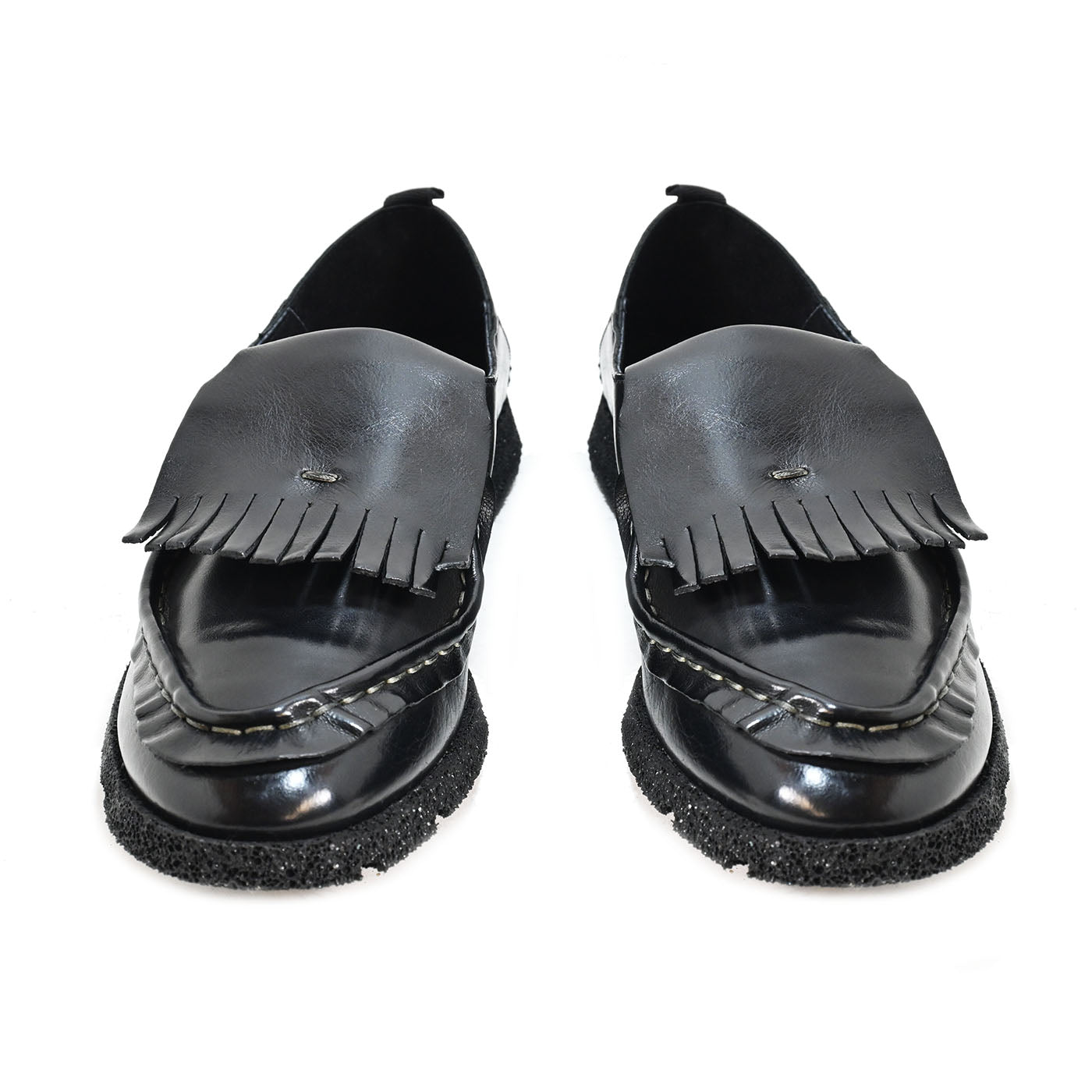 BELLE 02 - mocassino in pelle nero