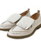 BELLE 02 - moccasin leather white