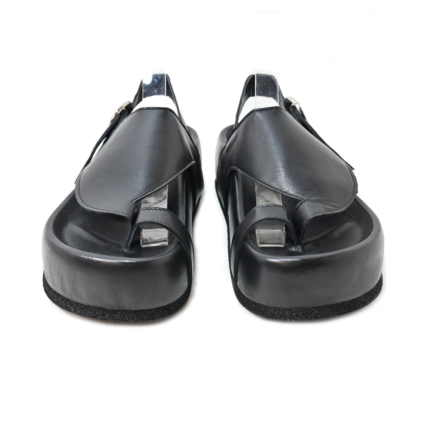 AIDA 02 - Sandalen Leder SCHWARZ