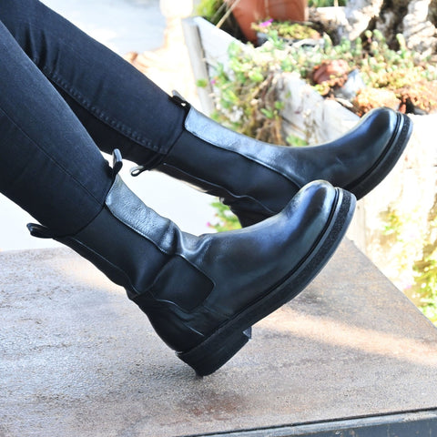 ALBA 21 - beatles ankle boot leather MOKA - History541