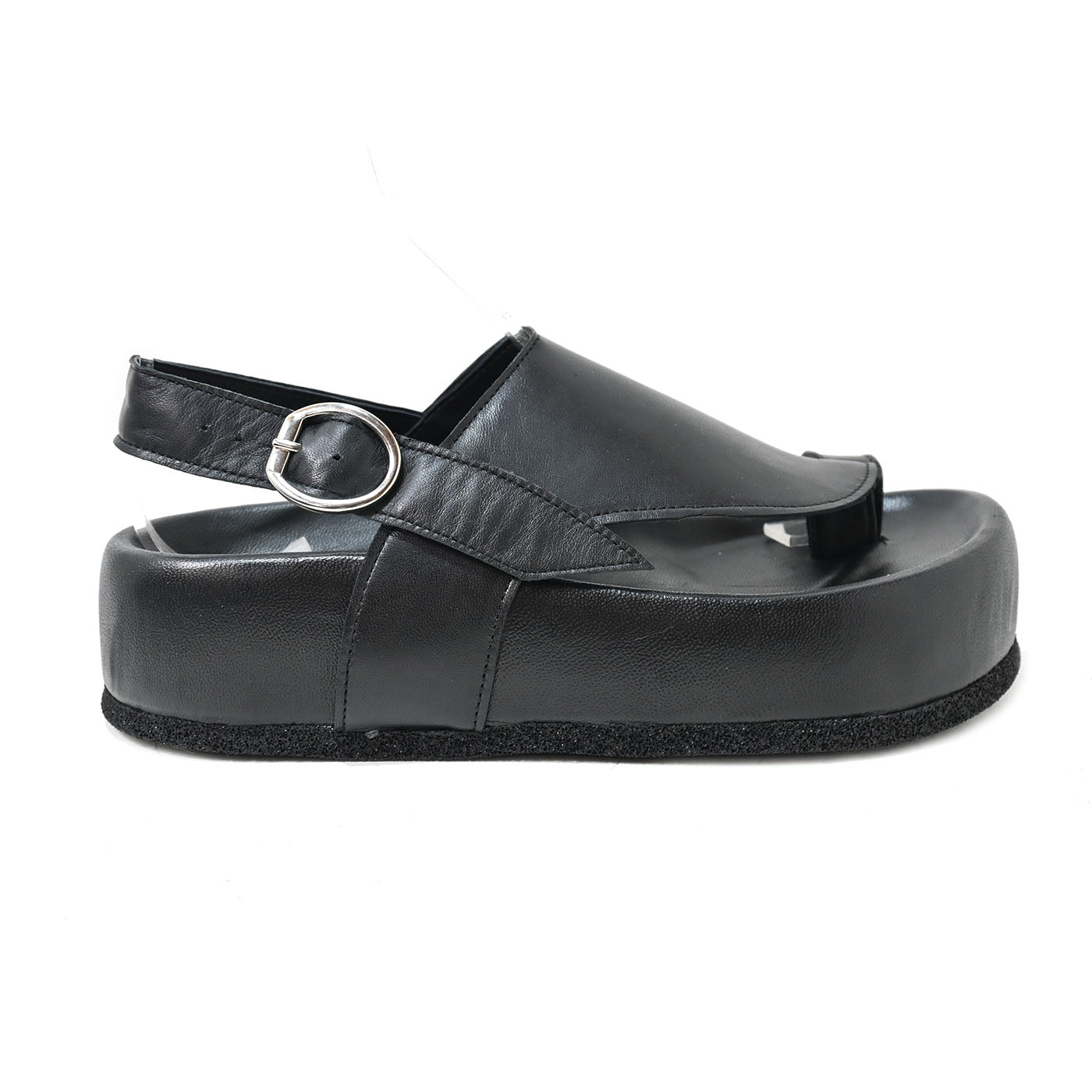 AIDA 02 - Sandalen Leder SCHWARZ