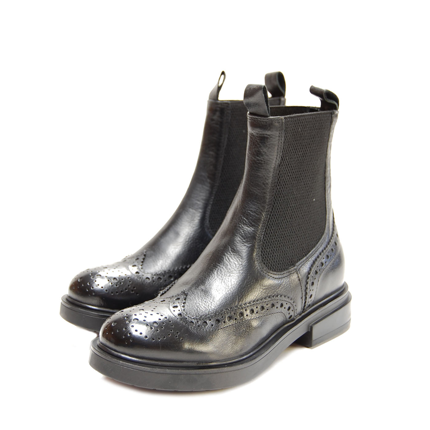 LELA 03 - chelsea ankle boots leather BLACK - History541