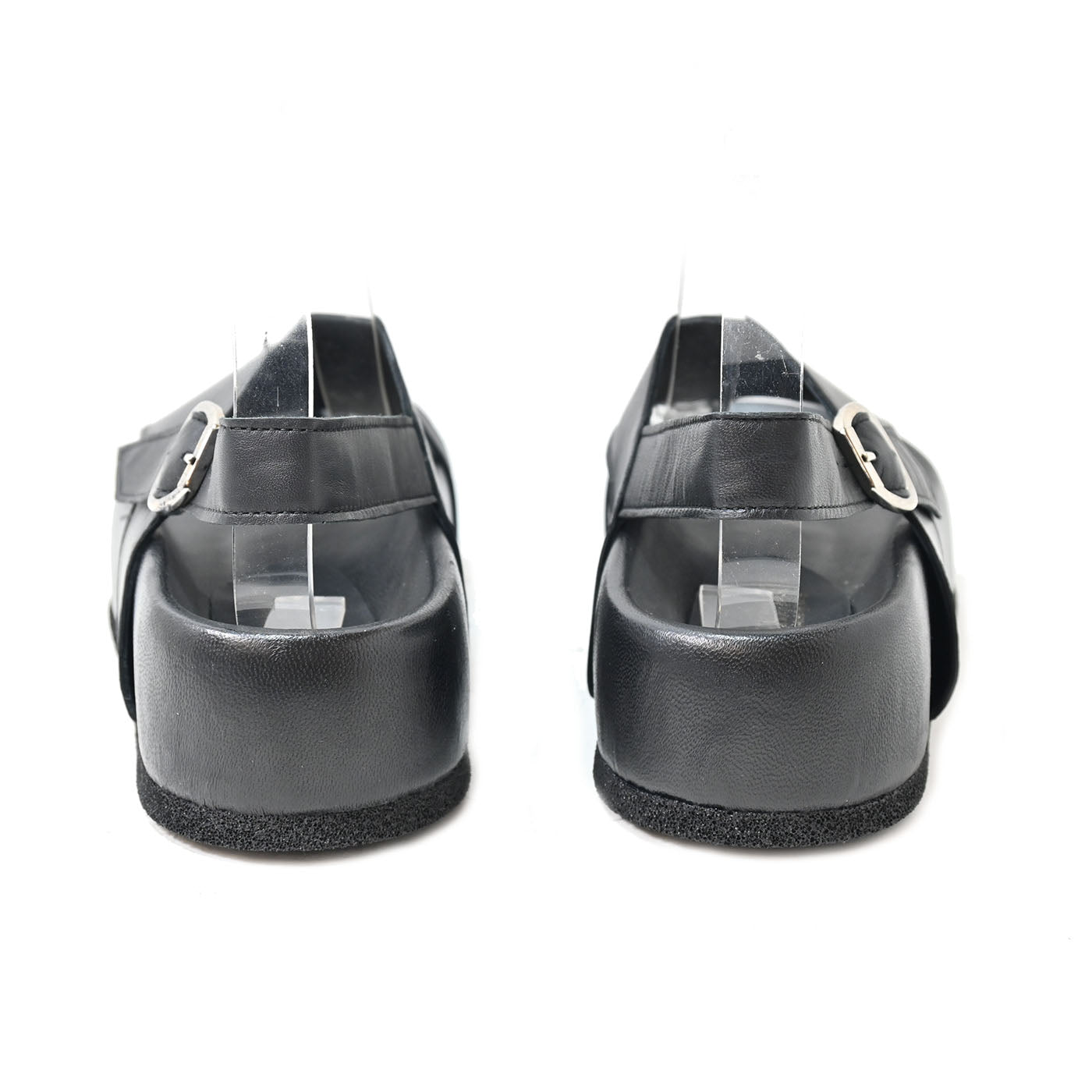 AIDA 02 - Sandalen Leder SCHWARZ
