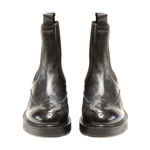 LELA 03 - chelsea ankle boots leather BLACK - History541