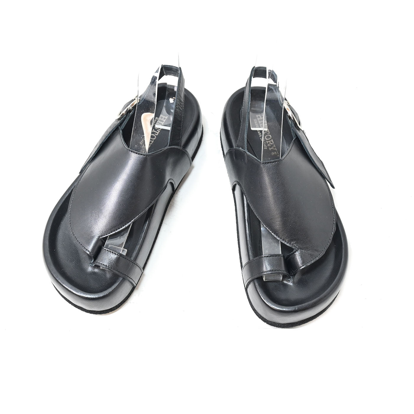 AIDA 02 - Sandalen Leder SCHWARZ