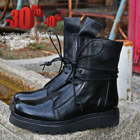 RICH 04 amphibian ankle boots leather ATLANTICK