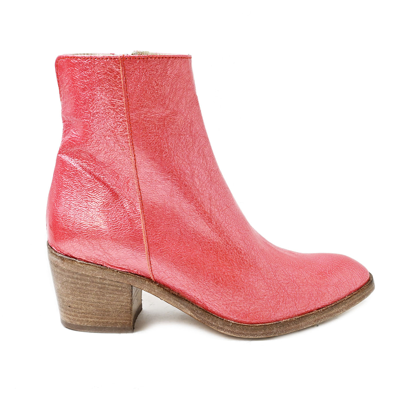 IDA 01 -Stiefelette Leder KORAL