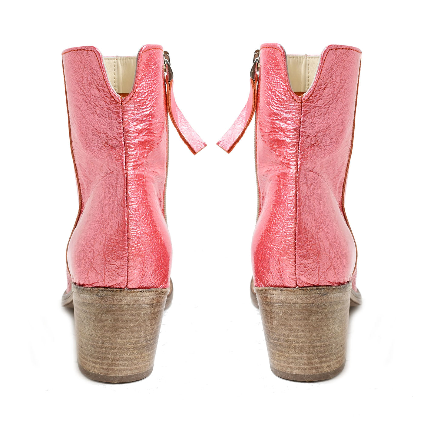 IDA 01 -Stiefelette Leder KORAL