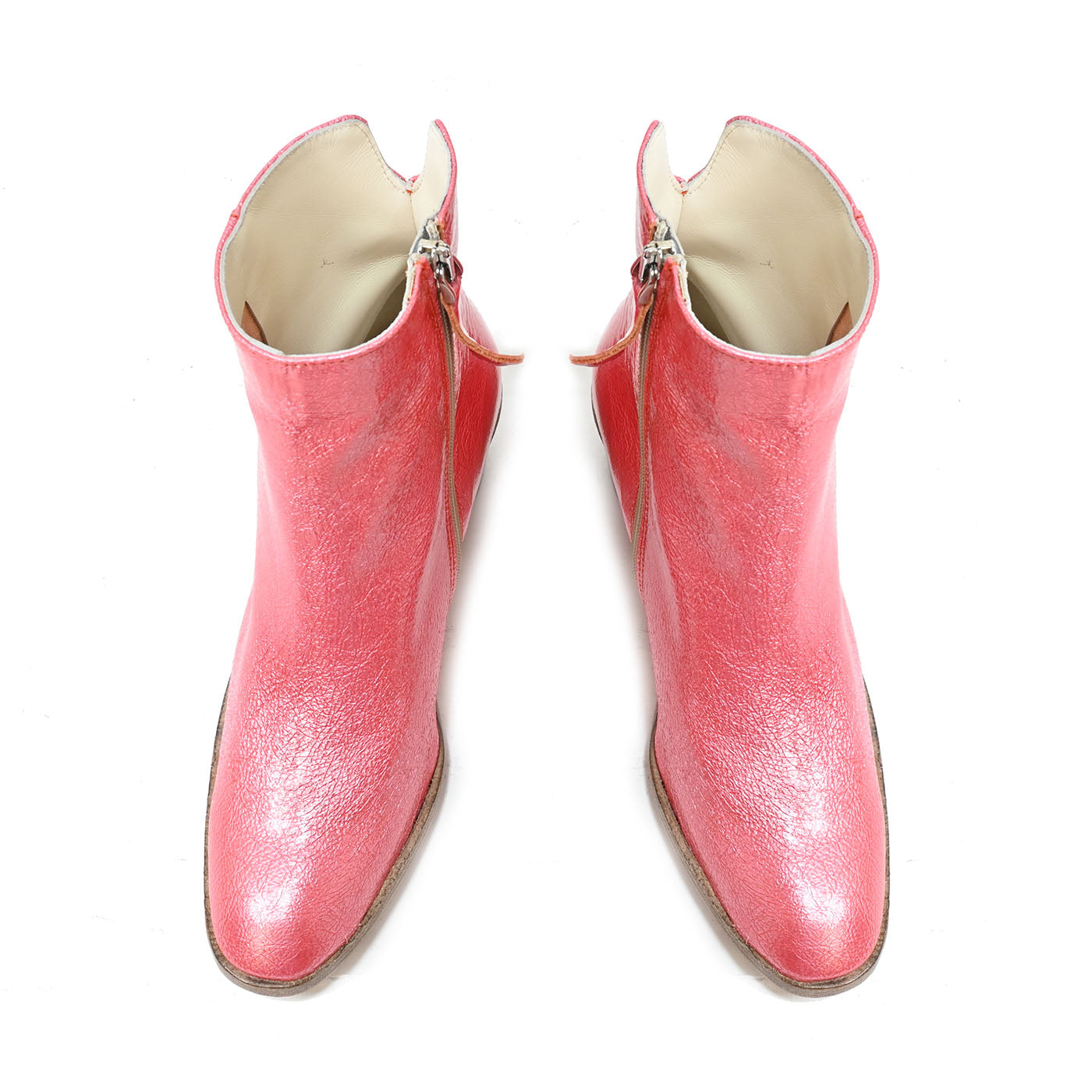 IDA 01 -Stiefelette Leder KORAL