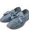 BAHIA 05 - denim hand-woven leather