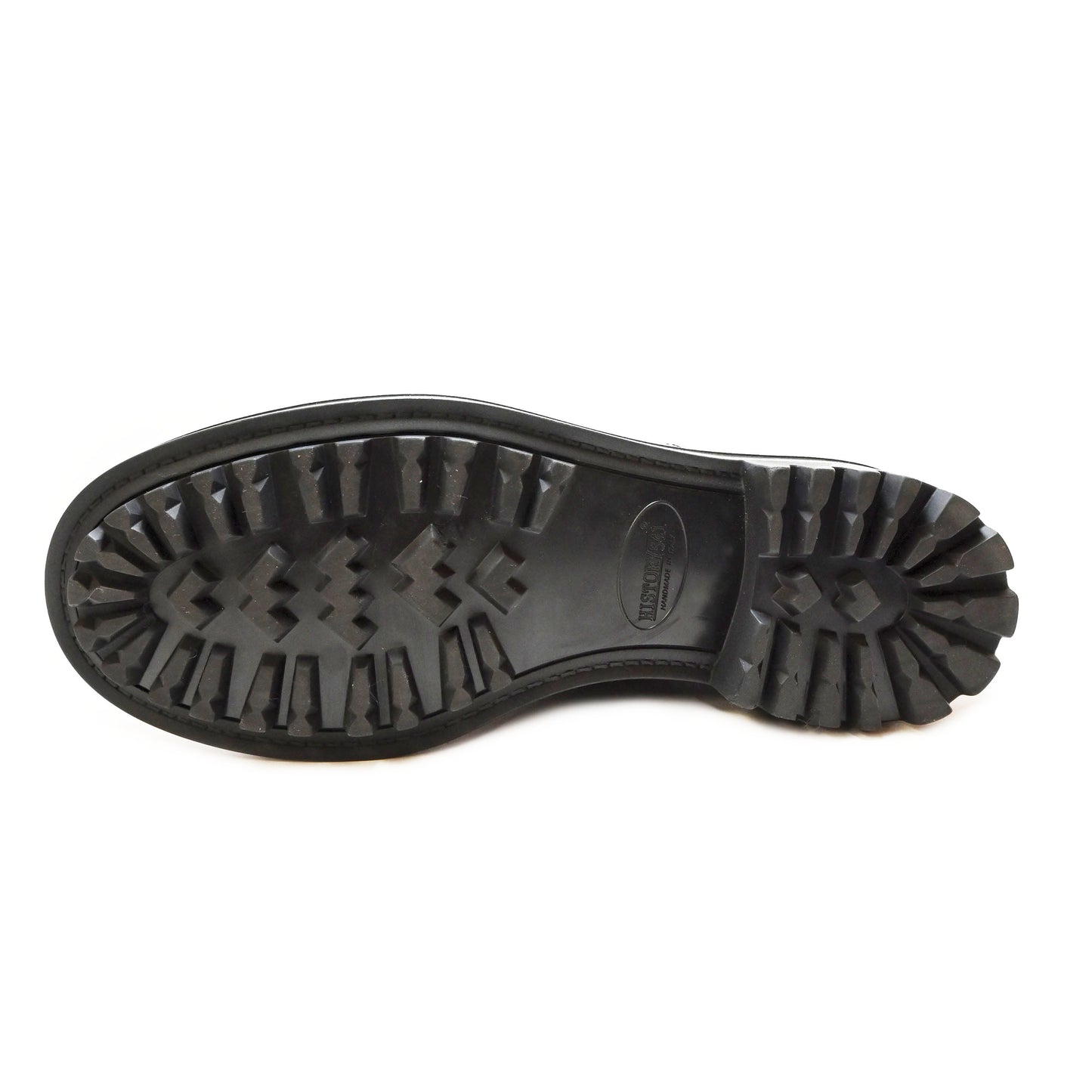 BRIDGE 04 - british shoes leather BLACK - History541