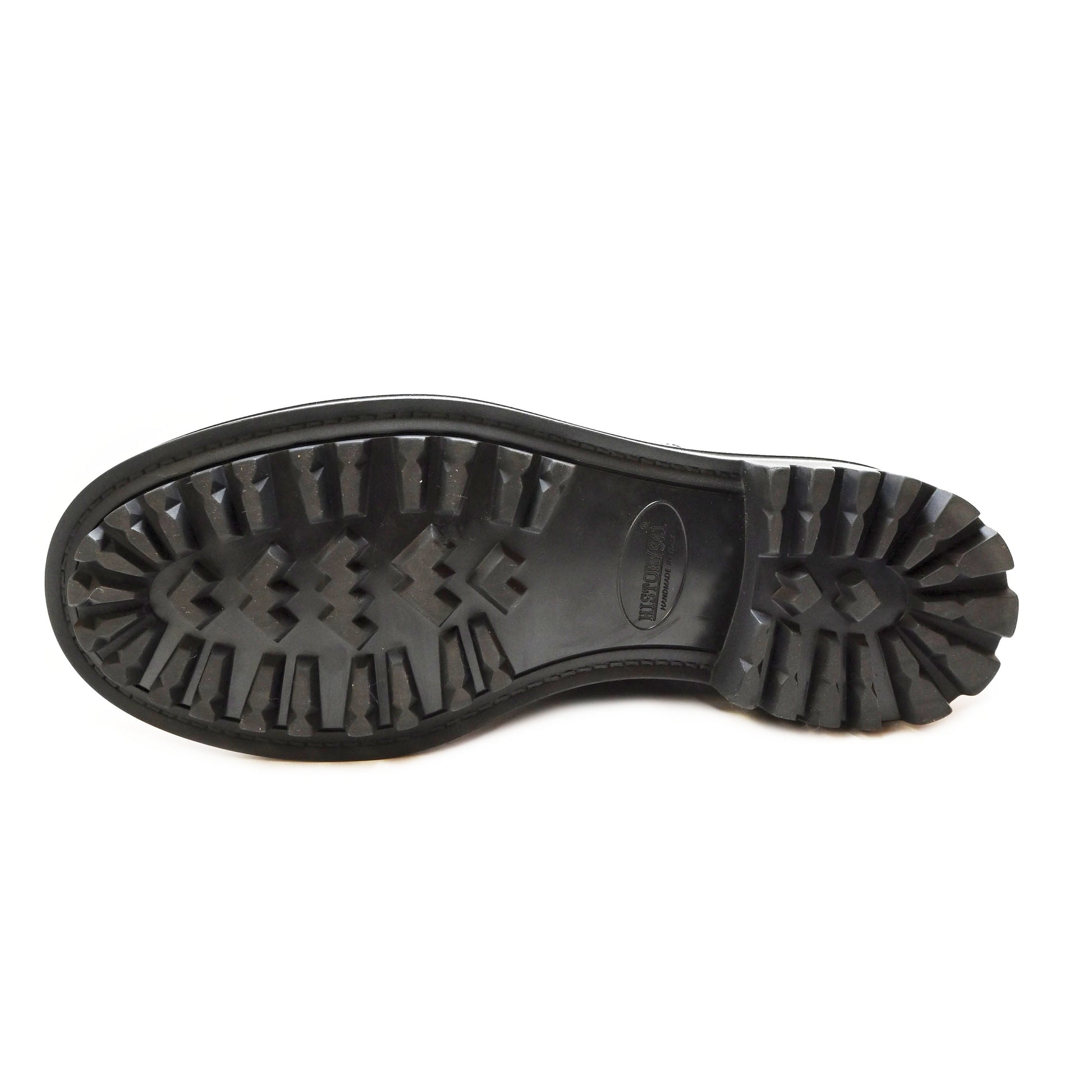 BRIDGE 04 - british shoes leather BLACK - History541