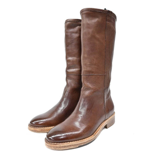 ALEX 02 - Horse Boots Mid Leather TAN - History541