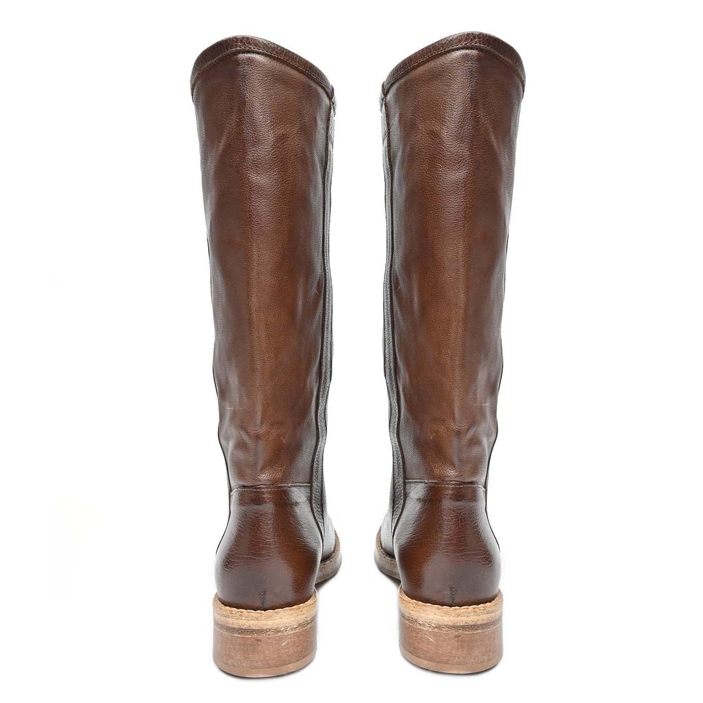ALEX 02 - Horse Boots Mid Leather TAN - History541