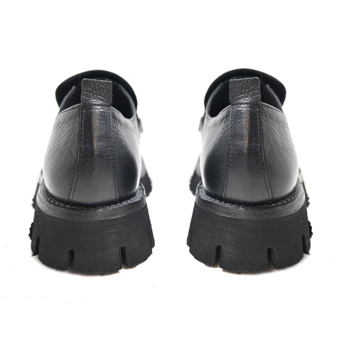 ROSS 22 - moccasin leather BLACK