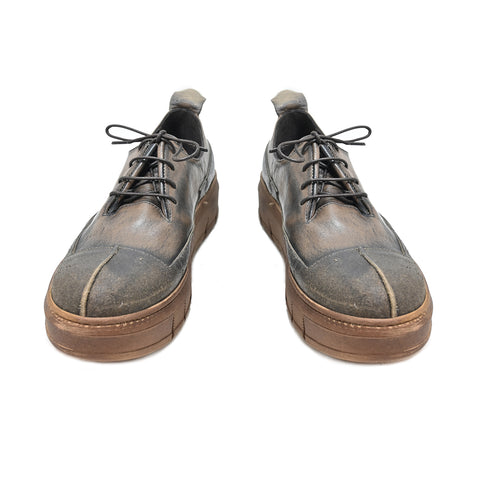 PEPPER 02 - laced shoes leather MUD