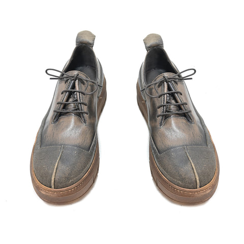 PEPPER 02 - laced shoes leather MUD