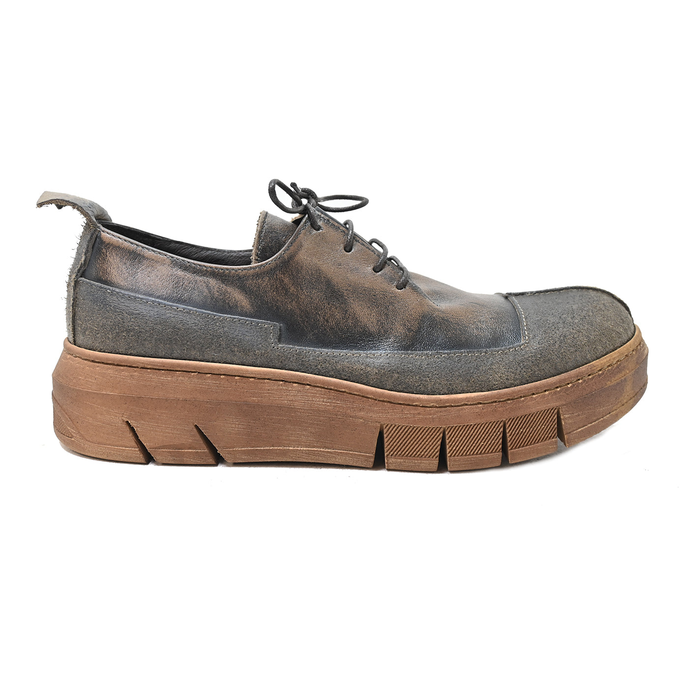 PEPPER 02 -  laced shoes leather MUD