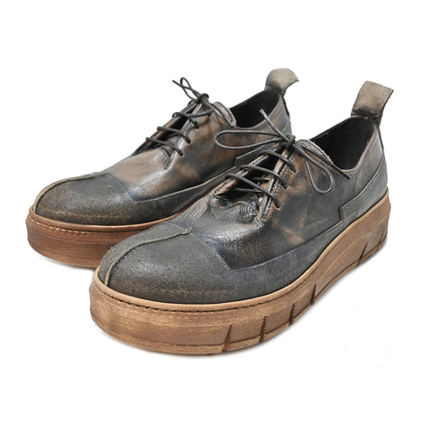 PEPPER 02 - laced shoes leather MUD