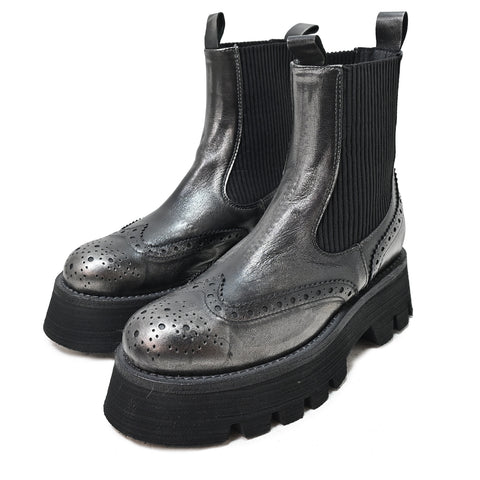 WOOKYEE 04 - Beatles boots leather STEEL