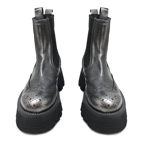 WOOKYEE 04 - Beatles boots leather STEEL