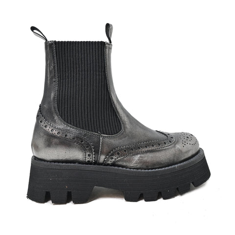WOOKYEE 04 - Beatles boots leather STEEL