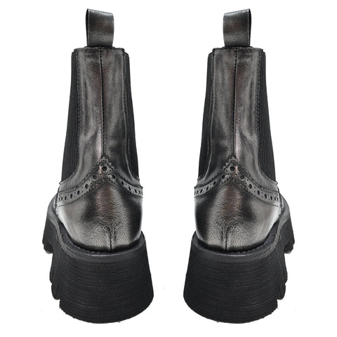 WOOKYEE 04 - Beatles boots leather STEEL