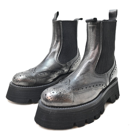 WOOKYEE 04 - Beatles boots leather STEEL