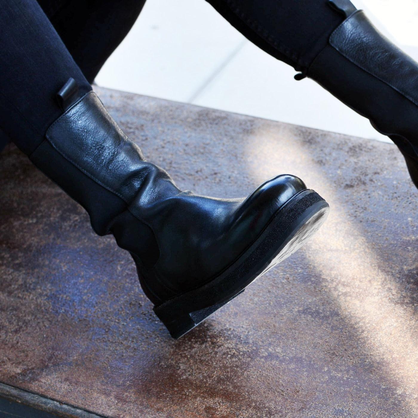 ALBA 21 - beatles ankle boot leather BLACK - History541