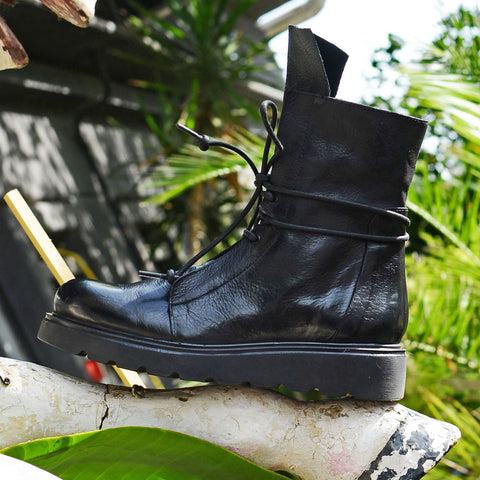 RICH 04 amphibian ankle boots leather ATLANTICK