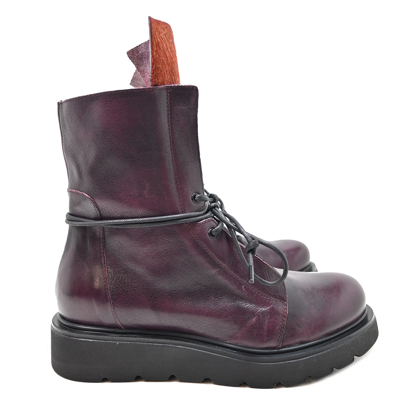 RICH 04 Amphibienleder + Pferdeleder BORDEAUX