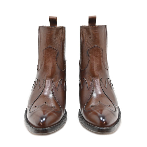 BLAIRE 02 - Texas ankle boots leather BRIAR