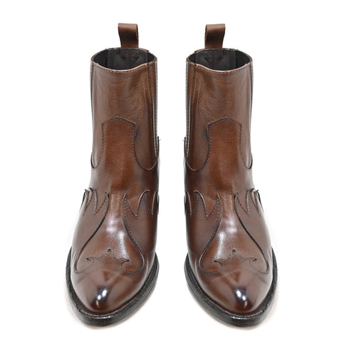 BLAIRE 02 - Texas ankle boots leather BRIAR